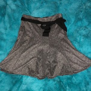 Dark Grey Skirt w/ Ribbon